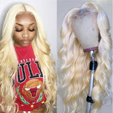 #613 Body Wave 13x4  Transparent Frontal Lace Wig 180% Density