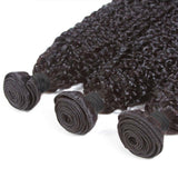 Kinky Curly Virgin Human Hair Natural Black Bundles (100 grams)