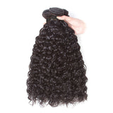 3 Bundle Deals Natural Curly Virgin Human Hair Natural Black