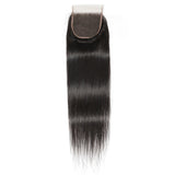 Straight 5x5 Human Hair Natural Black HD Lace Closure